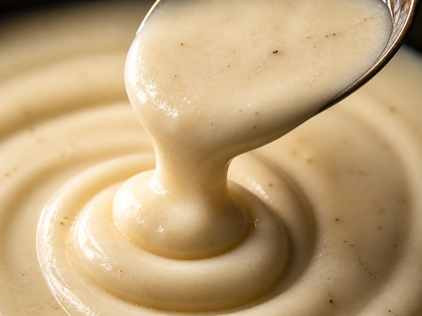 Weiße Soße / Béchamel – Detailansicht