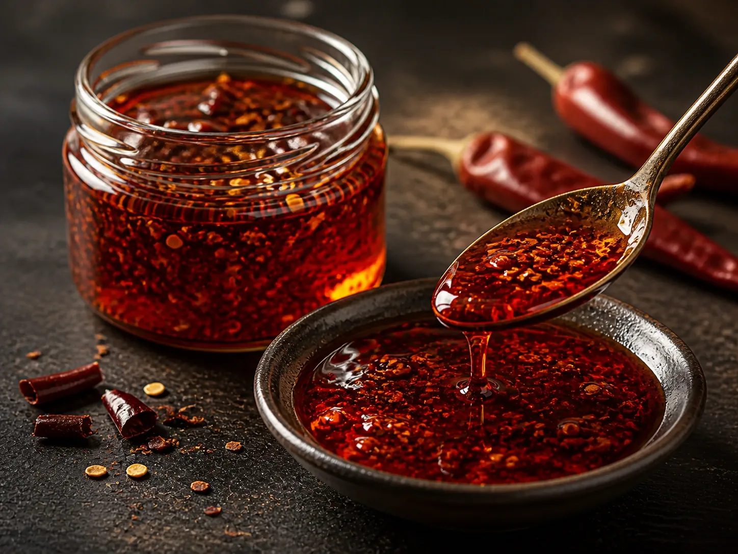 Knuspriges Chiliöl