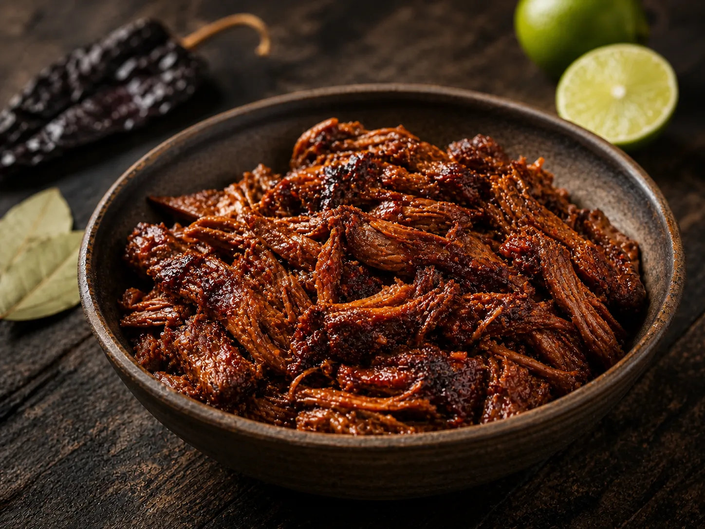 Gezupftes Rindfleisch nach Birria-Art