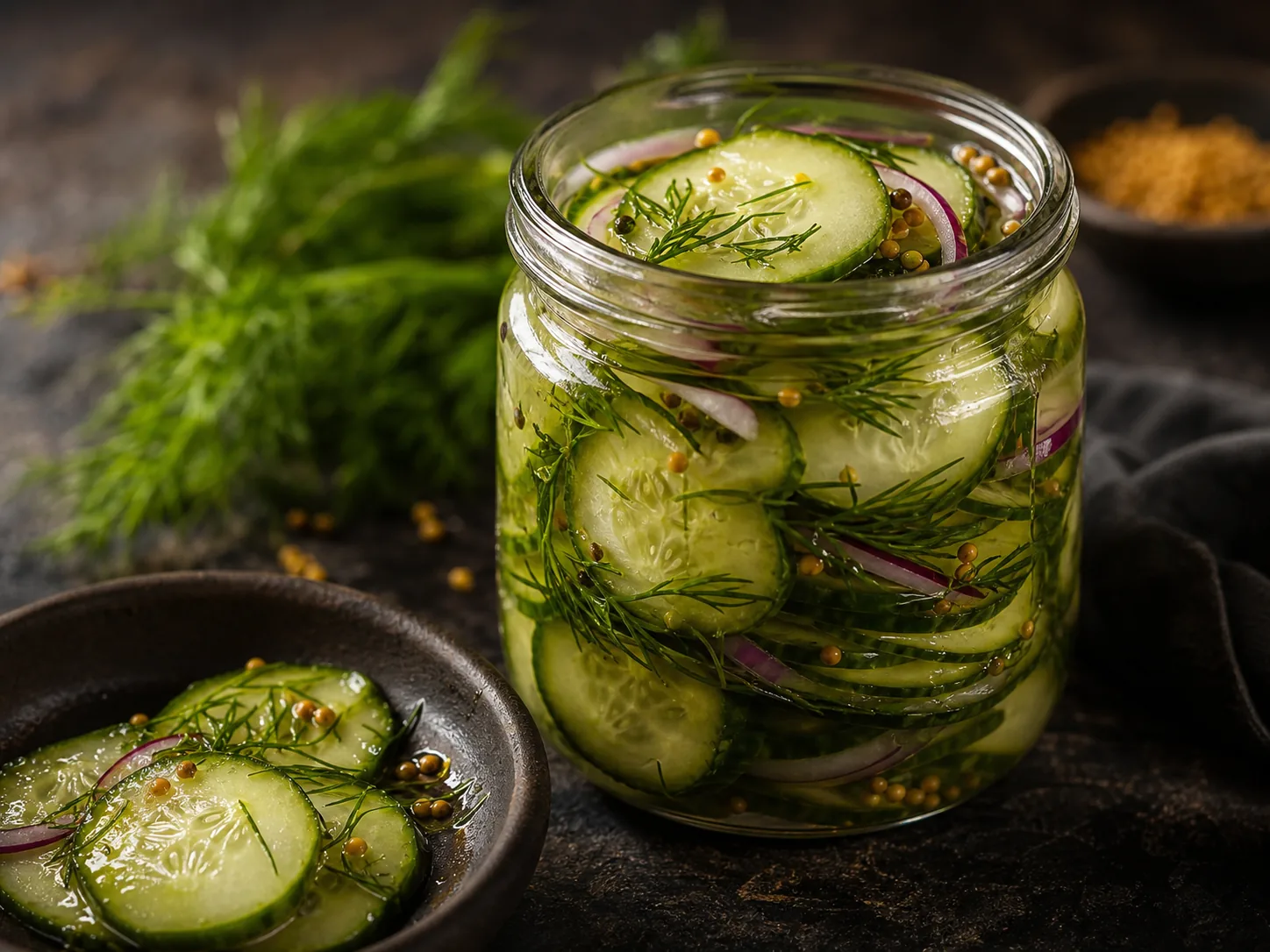 Schnelle Essiggurken-Pickles