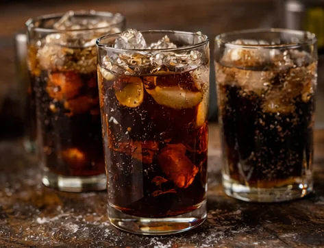 Coke Zero Sugar with pizza