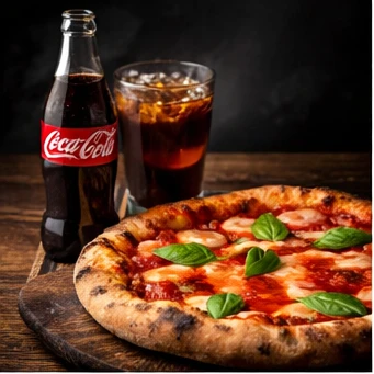 Pizza and Coca-Cola — the perfect pairing