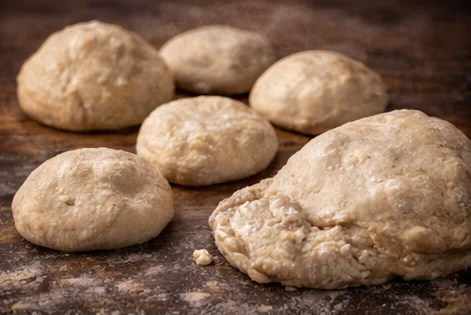Classic Neapolitan pizza dough balls