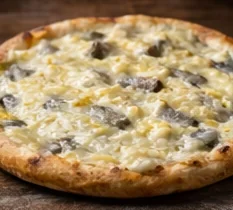 Burrata & Cherry Tomato pizza