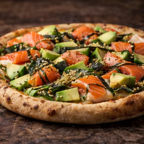 Nutella dessert pizza