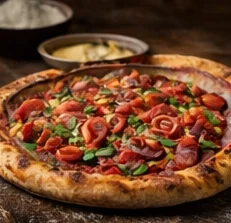 Truffle & Porcini pizza