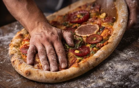 Hot Honey Chili pizza