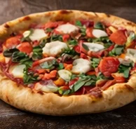 Smoked Salmon & Cream Cheese pizza