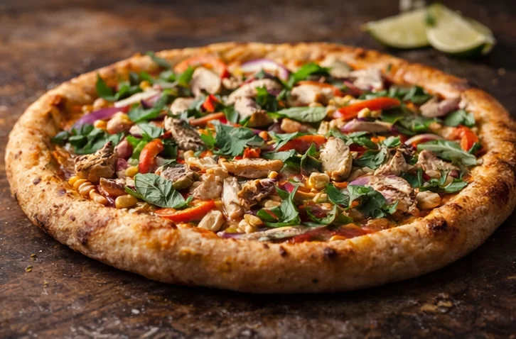 International pizza — global flavors on Italian base