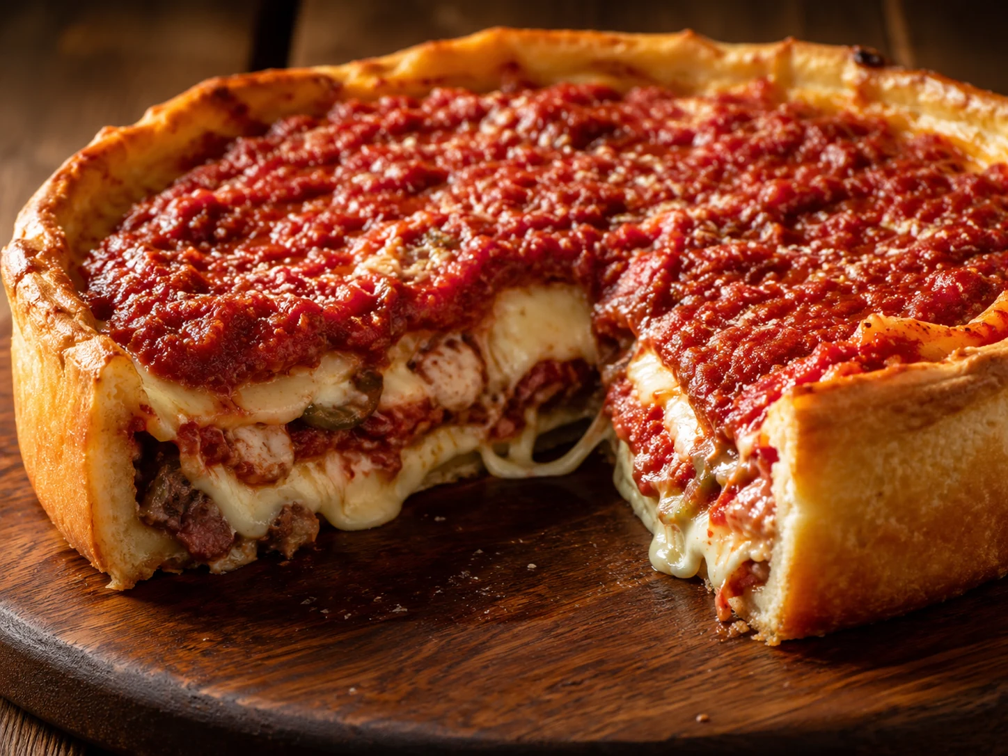 American Deep Dish Pizza