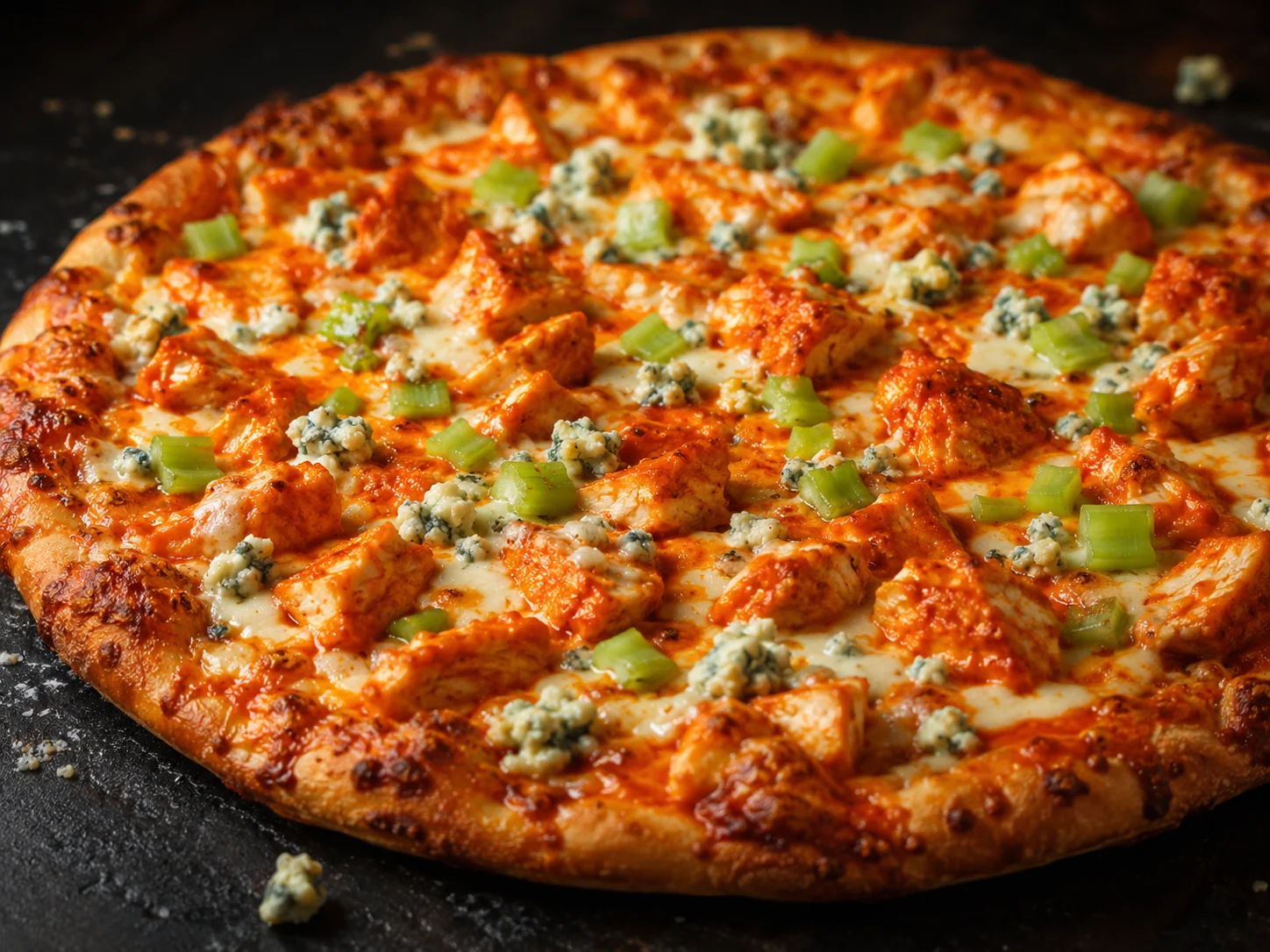 Buffalo Blue Cheese Pizza