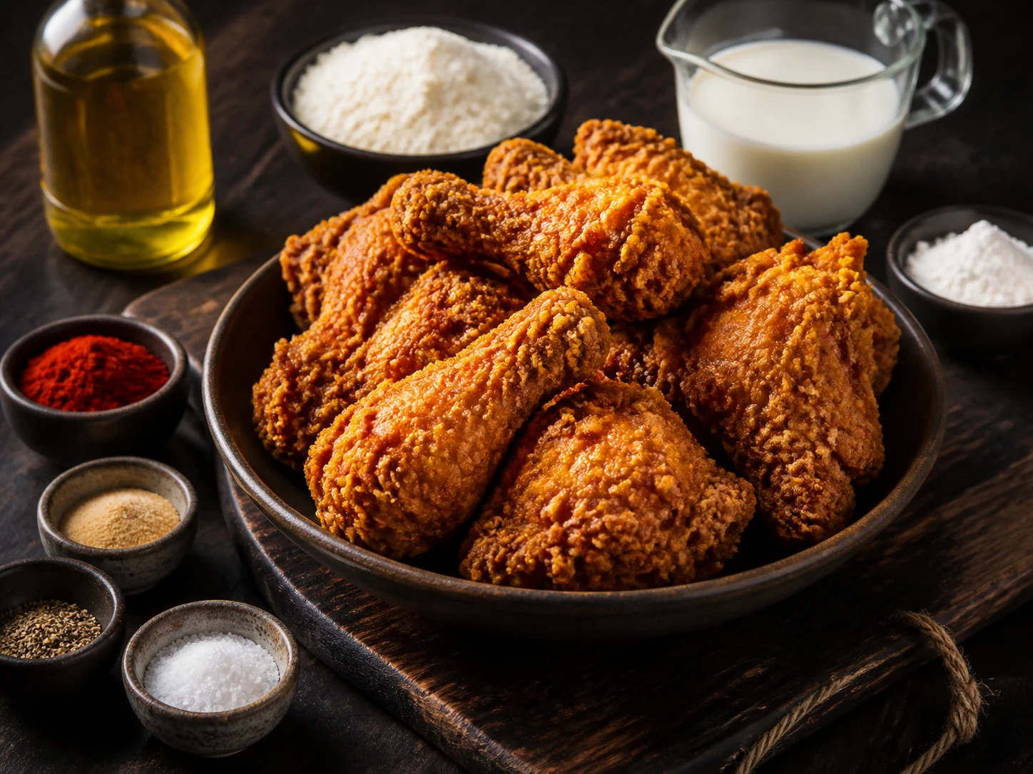 Crispy Buttermilk Fried Chicken