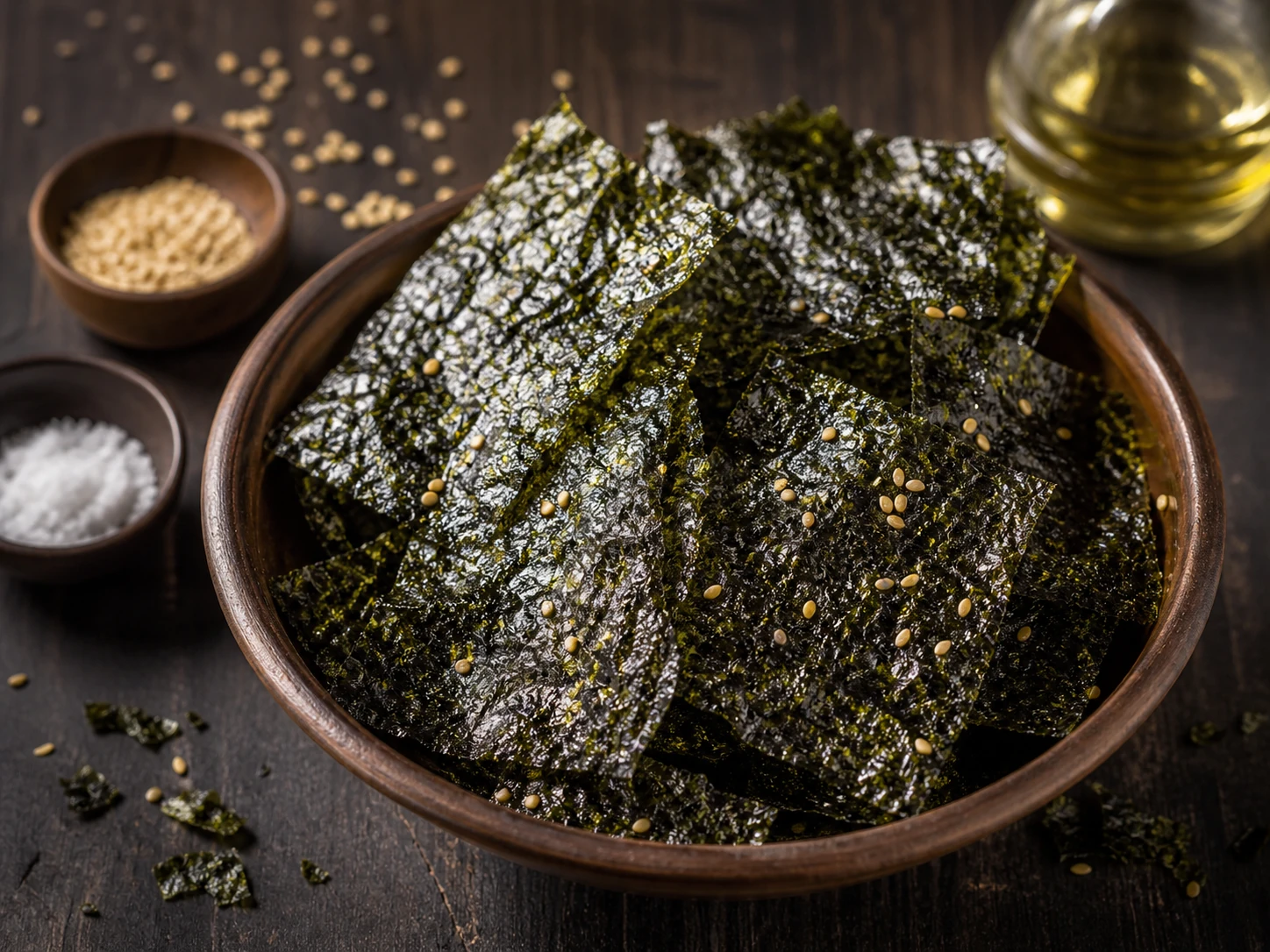 Crispy Nori Pizza Finish