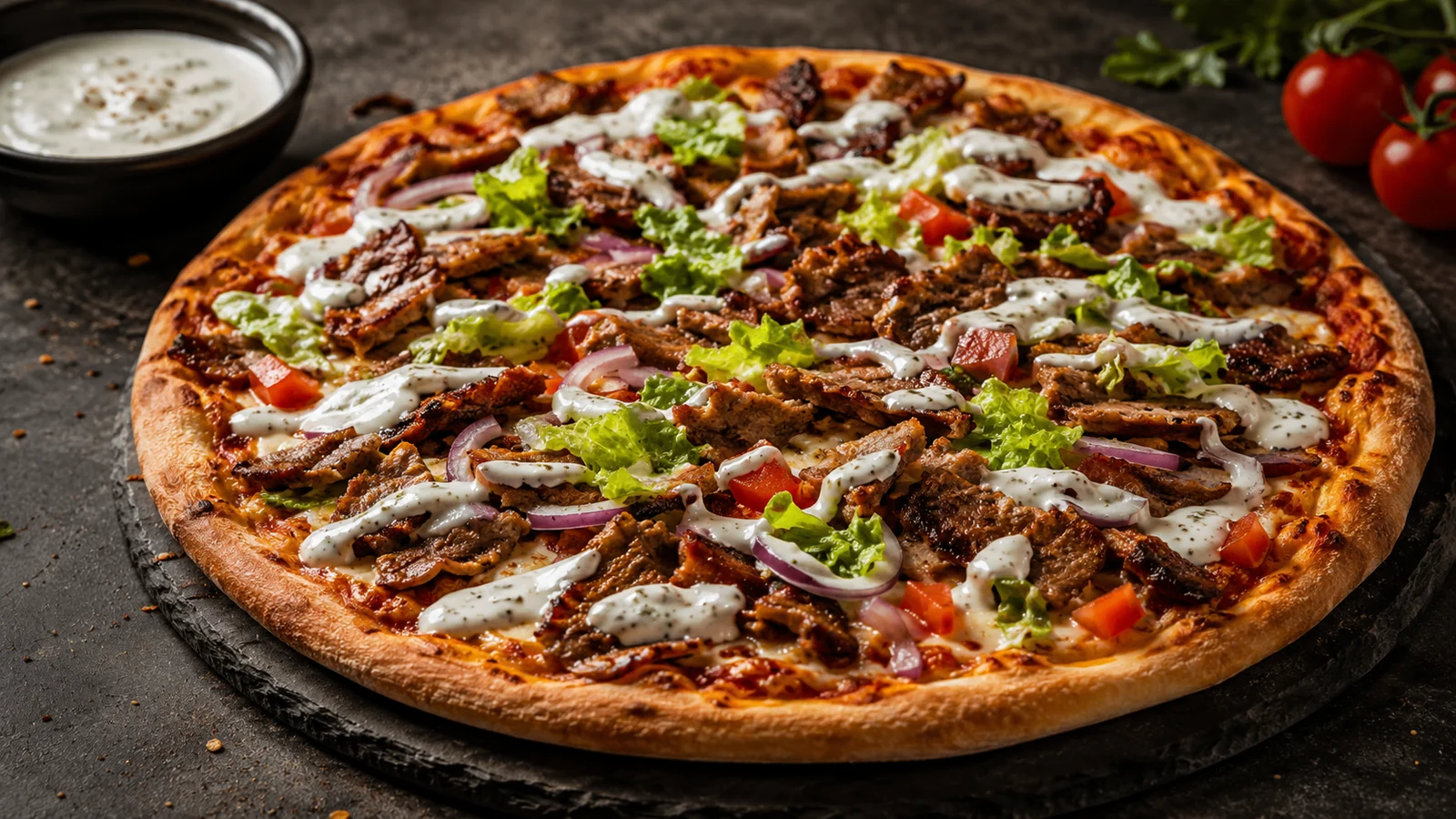 Doner Kebab Pizza