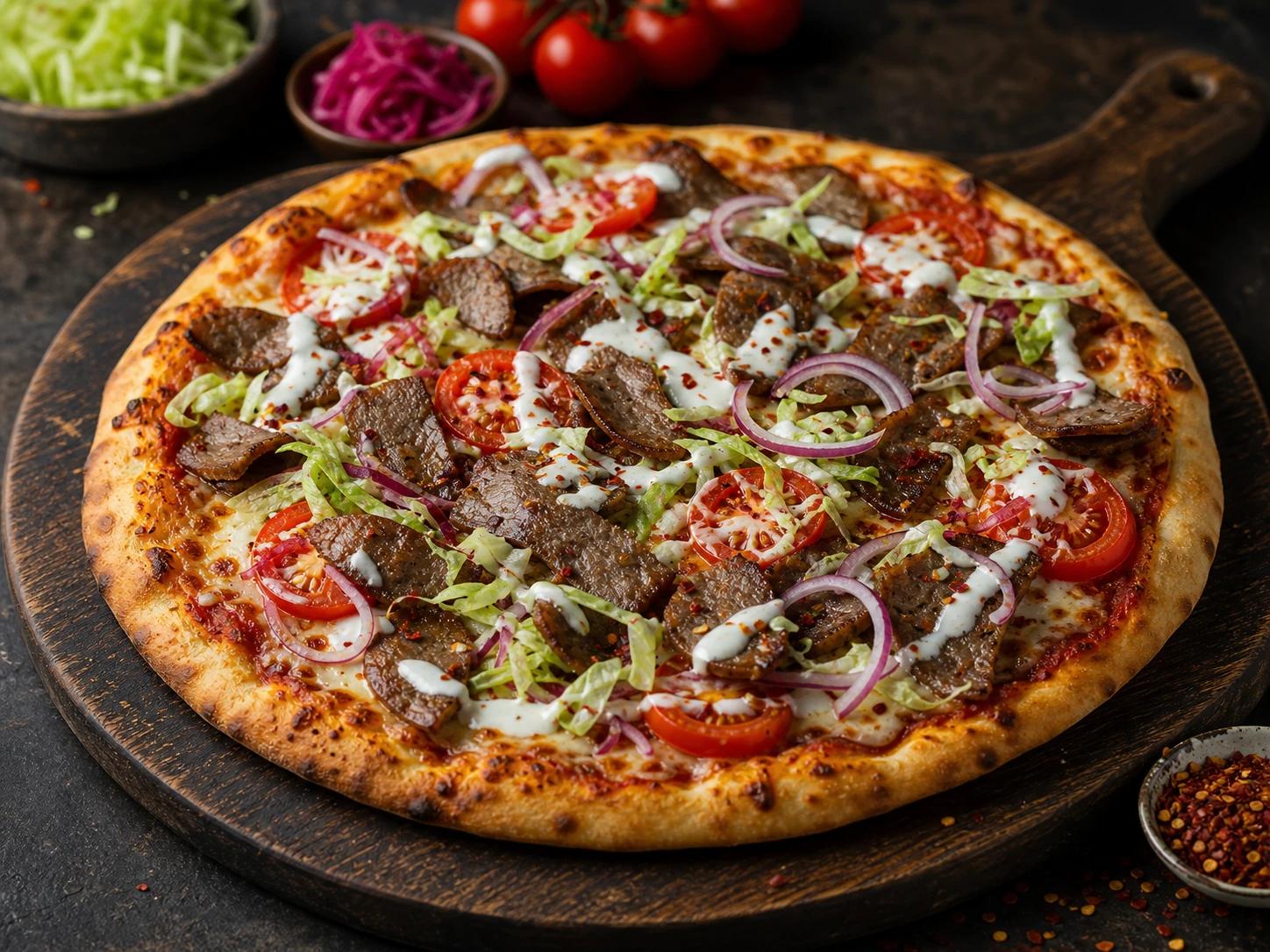 Doner Kebab Pizza
