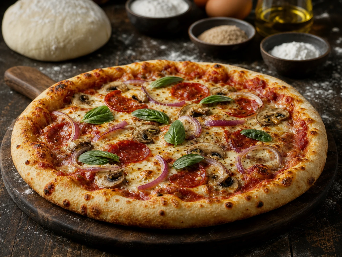 Gluten-Free Rice & Tapioca Pizza Dough