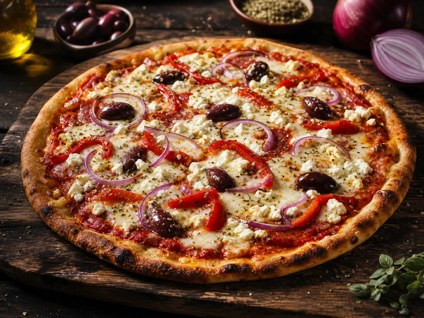 Greek Inspired Pizza