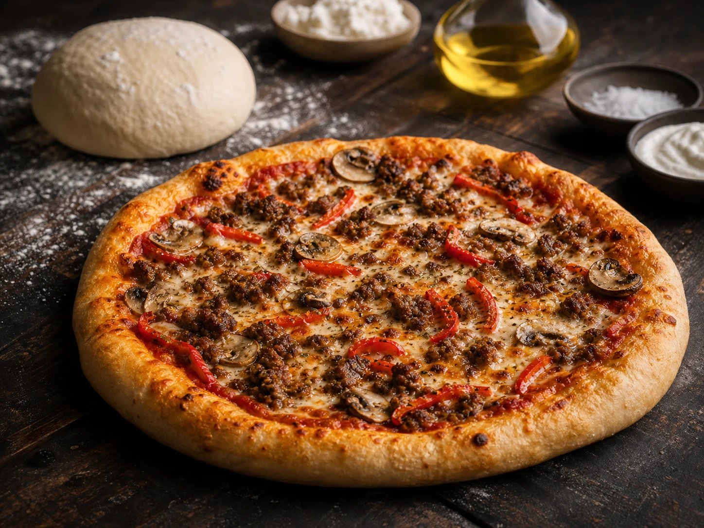 High-Protein Yogurt Pizza Dough