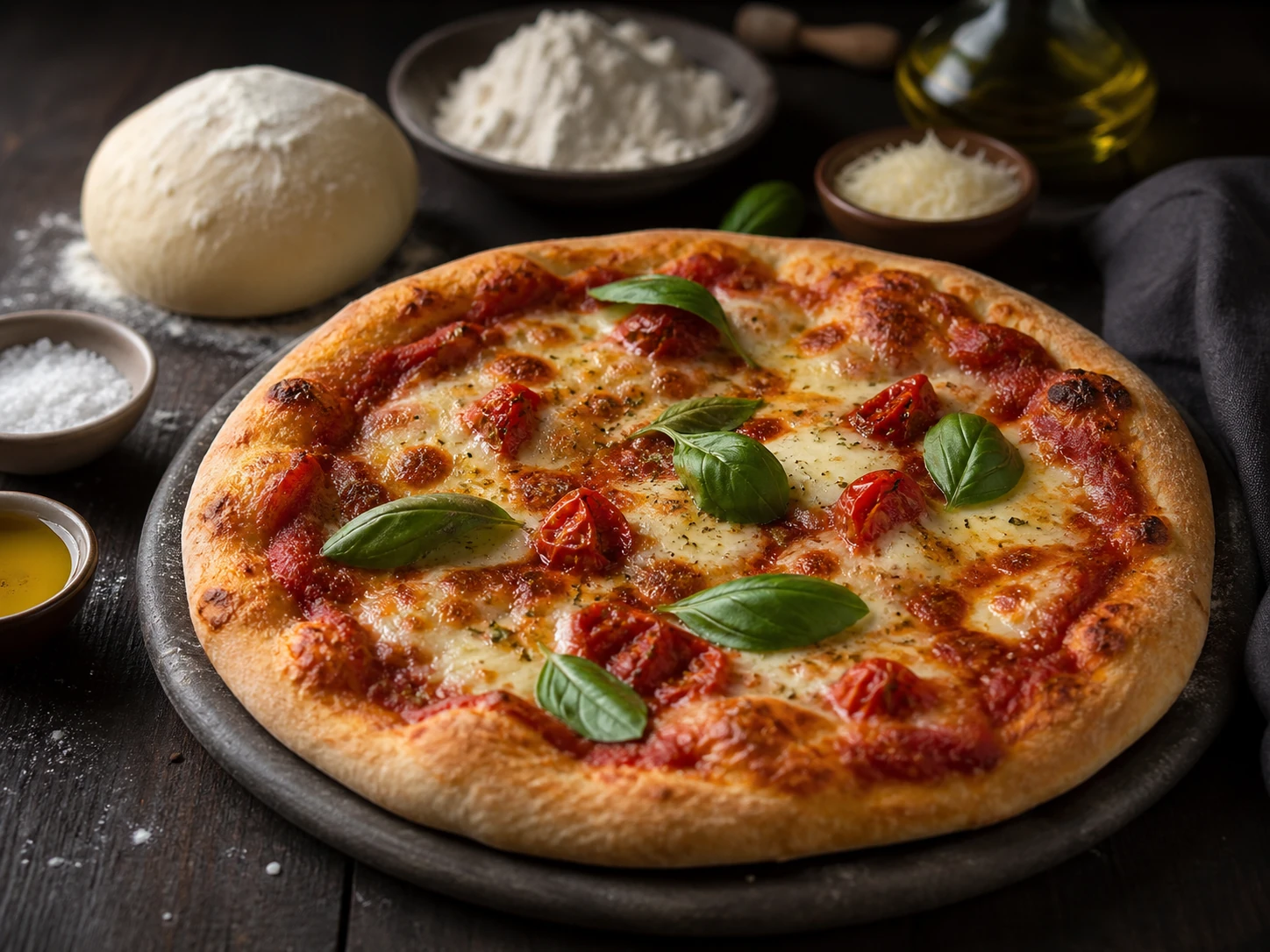 Quick High-Protein Skyr Pizza Dough