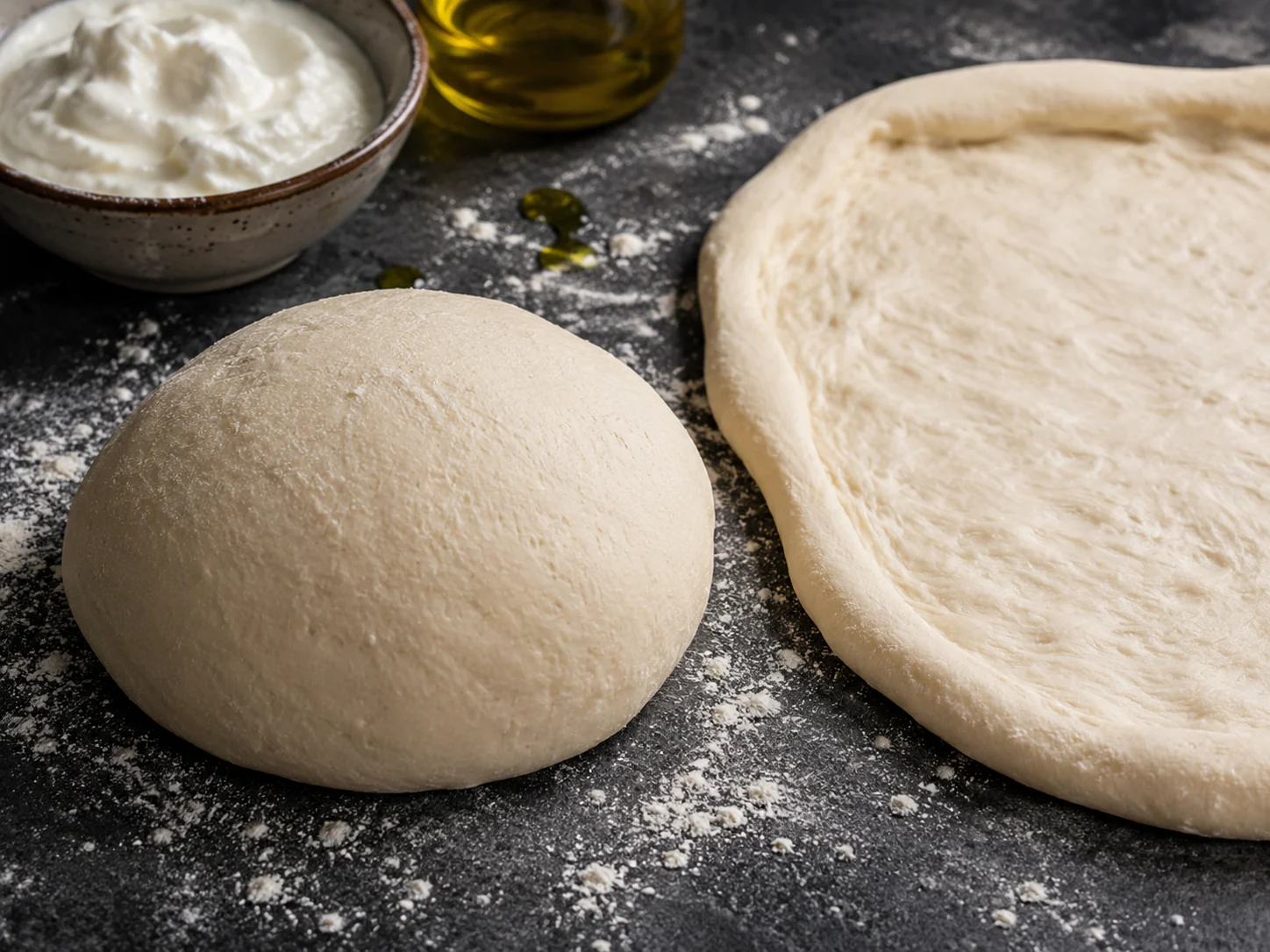 High-Protein Skyr Pizza Dough