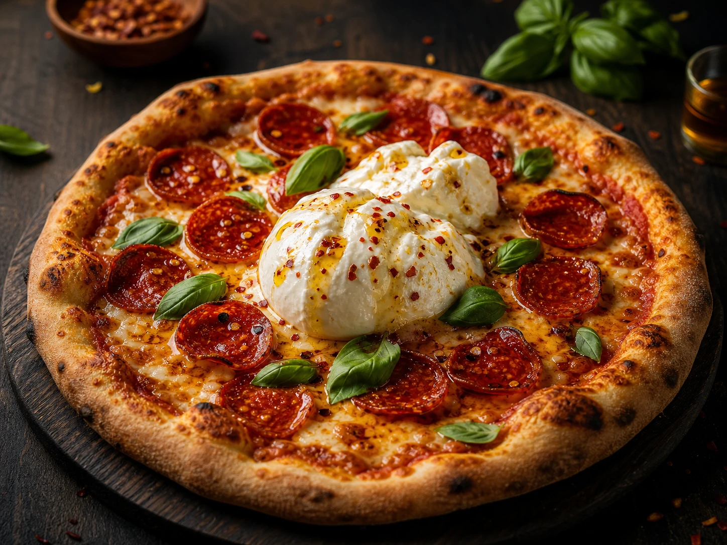 Hot Honey Chili Pizza