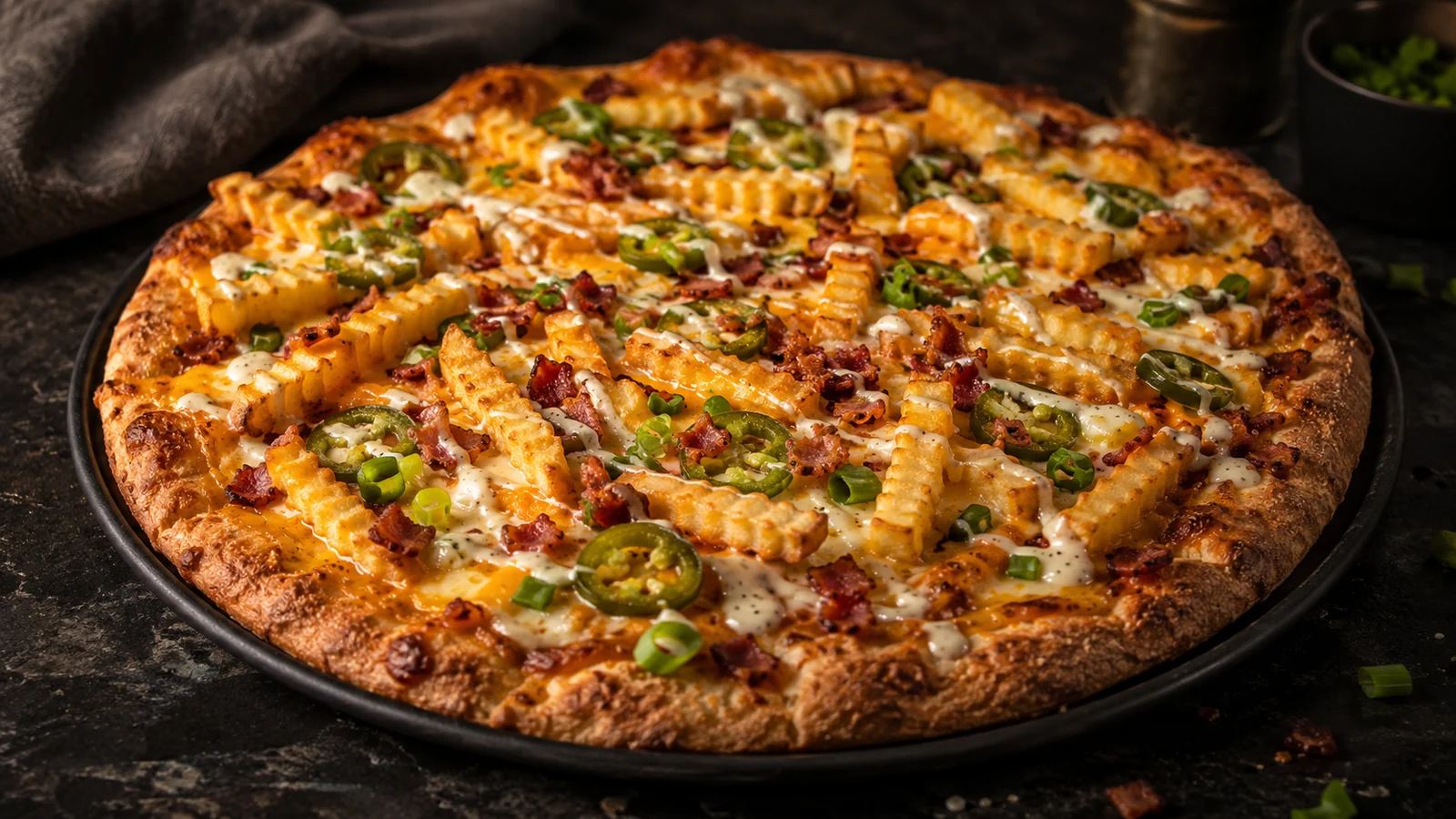 Loaded Fries Pizza