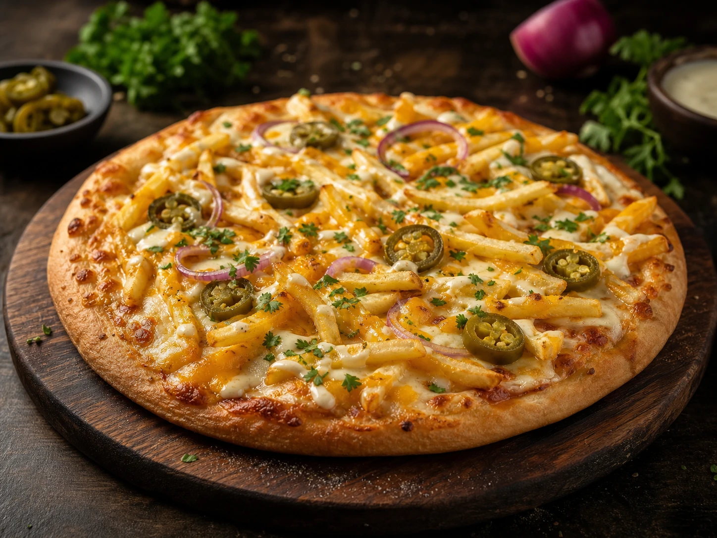 Loaded Fries Pizza
