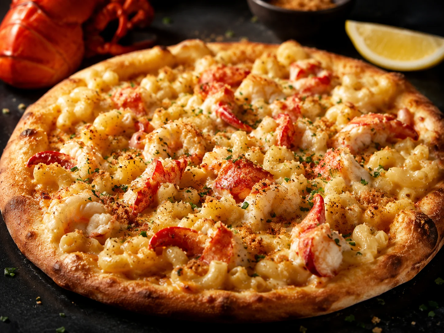 Lobster Mac Pizza