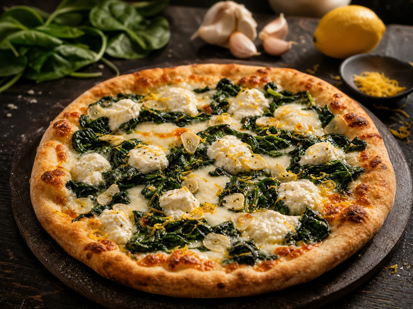 Spinach & Ricotta Pizza