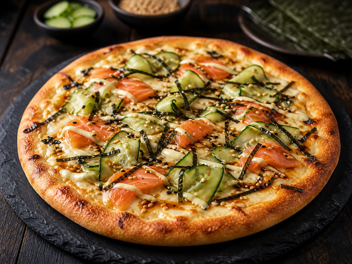 Sushi-Inspired Pizza