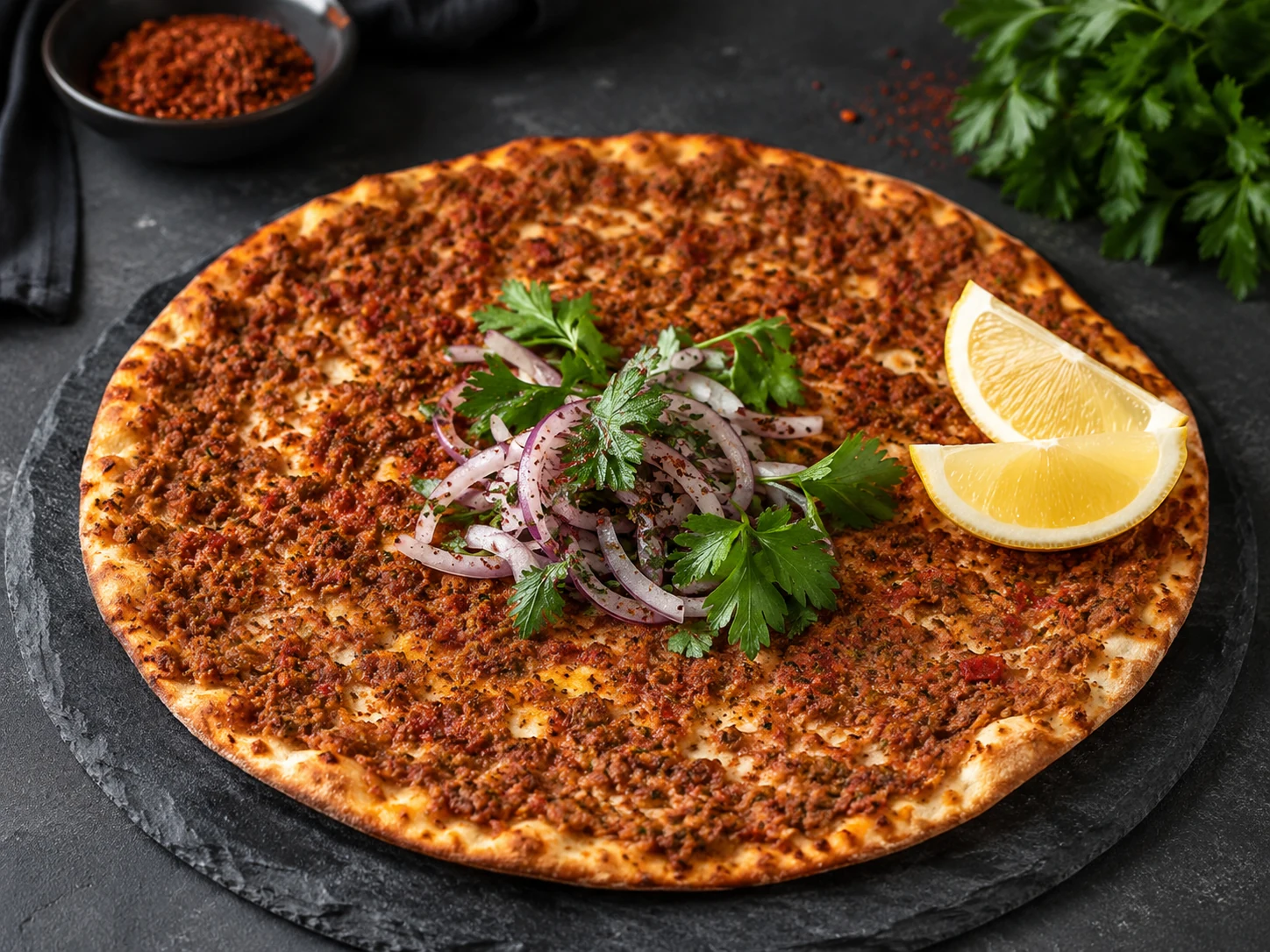 Turkish Lahmacun-Pizza Pizza