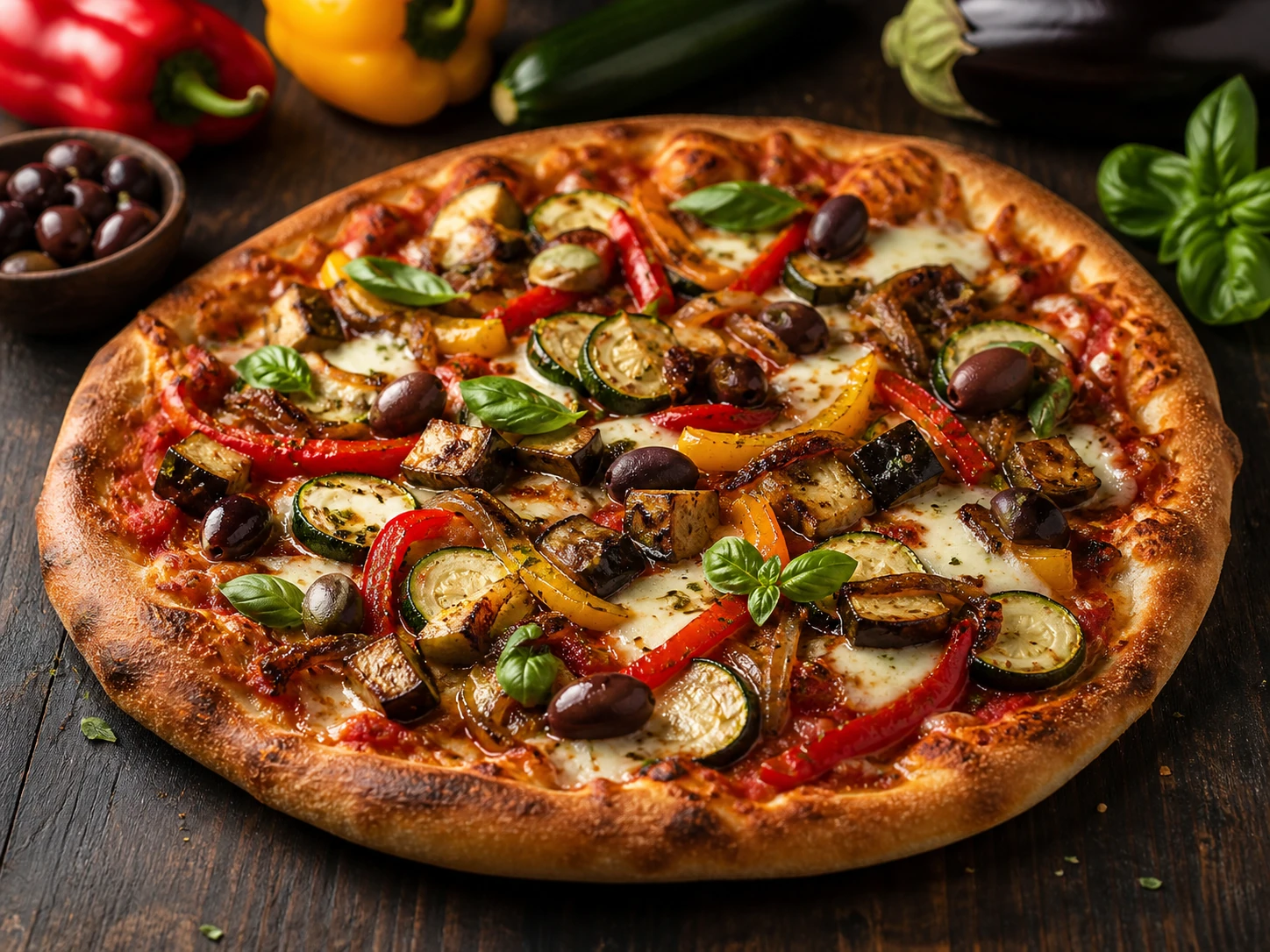 Veggie Deluxe Pizza