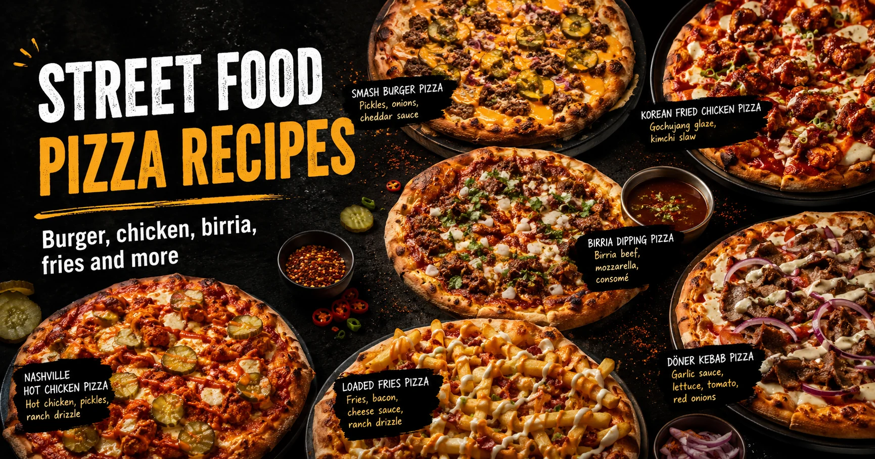 Street food pizza recipes